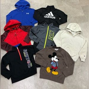 Boys UNDER ARMOUR/NIKE/GAP/ADIDAS Sweatshirts..Athletic Jackets & Sweater, sz 5